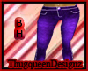 |DT|PURPLE JEAN CAPRIS