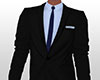 EM Blk Suit Blu Tie