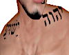 Hebrew Neck Tattoo
