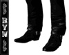 RYN: Black Cross Boots