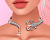 ! Scorpion Choker Silver