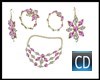 Jewelery set Pink Cari