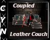 Coupled Leather Couch