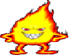 fire smiley