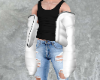 KTN White Poofy Layer M