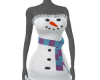 Snowman Purple Dress