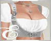 BLINGY GREY  CORSET TOP