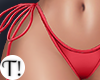 T! Red Bikini Bottoms
