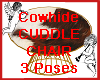 Cowhide Cuddle Chair