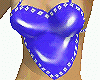 PVC Hearts Blue