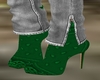 Green Scarf Boots