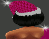 Hot pink santa hat