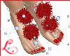 xo*Xmas Puffs JewelFeet