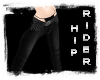 *TY Hip rideR -blk jeans