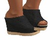 BLACK BEACH WEDGES