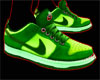 (bud) green shoe