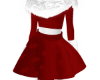W - Red Dress Fur