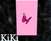 Pink Butterfly Cutout