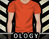 (O) Tee: Tangerine Tango