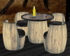 Country Barrel Table