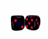 kissing dice with pose