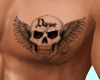 Dave Skull Name Tattoo