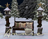 Christmas Outdoor Bench
