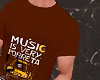 T-shirt Music M.
