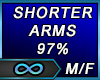 ∞Shorter Arms 97%