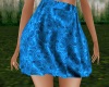 Turquoise Swirl Skirt