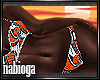 African Bikini: Orange 