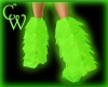 Rave Lime Monster Boots