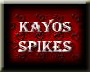 [K] Kayos Spiked Hoops
