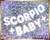 Scorpio Baby Neon Wall