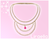 Hot Pink Pearl Necklace