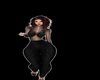 black sparkily bodysiut