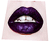 Purple Lips Poster
