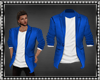 Blue Blazer White Shirt