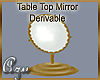 Table Top Mirror Deriva.