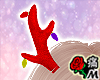 蝶 Red Xmas Deer Horn