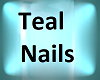 *S* Teal Nails