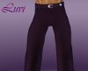 LUVI PURPLE TUX PANTS