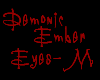 Demonic Ember Eyes-Male
