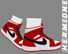 Red 1's sneakers