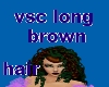 vsc new long brown hair