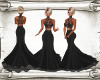 Lace Black Gown