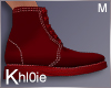 K Red vday boots M
