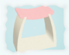 A: Kissing stool pink