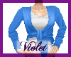 (V) Blue sweater