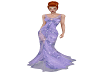 lavender evening gown